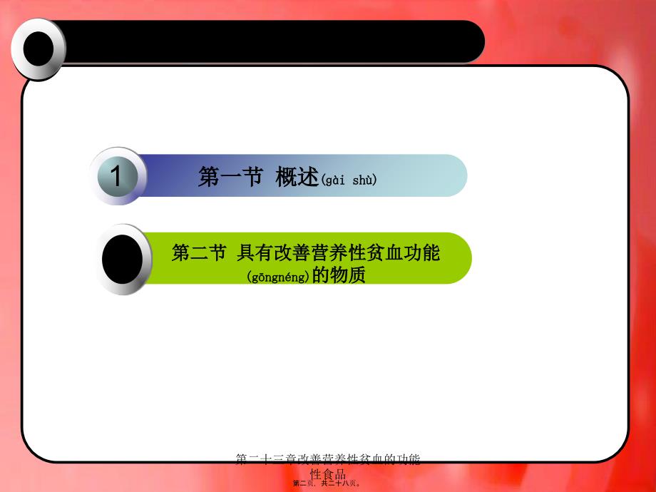 第二十三章改善营养性贫血的功能性食品课件_第2页