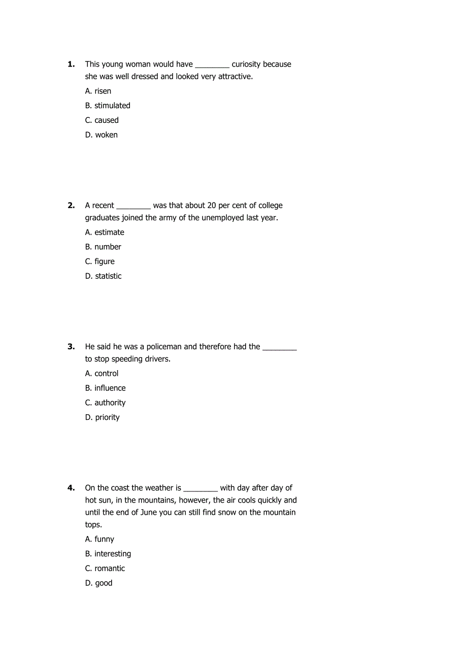 新视野大学英语三题库1_第1页