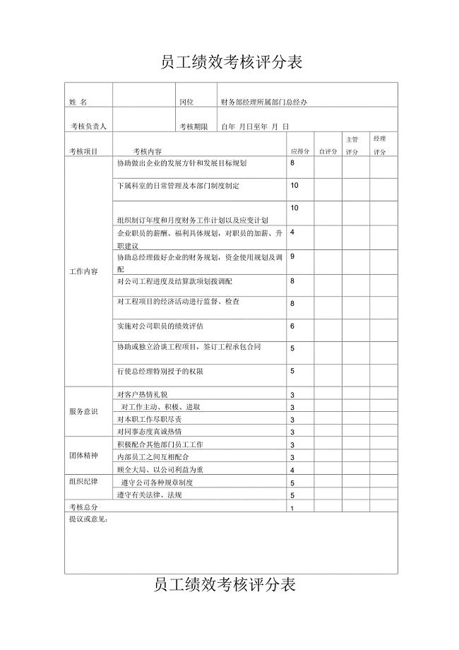 建筑施工岗位绩效考核.docx