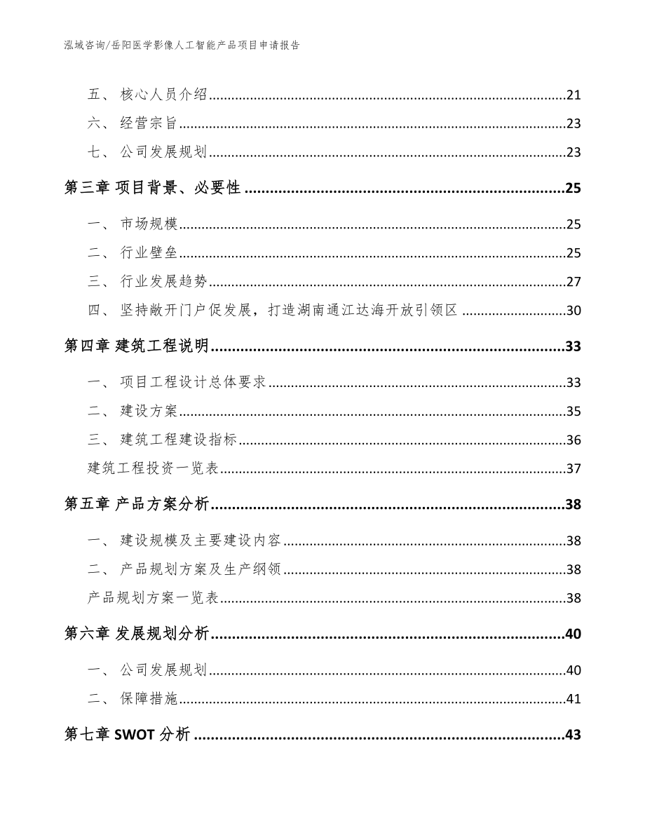 岳阳医学影像人工智能产品项目申请报告范文模板_第3页