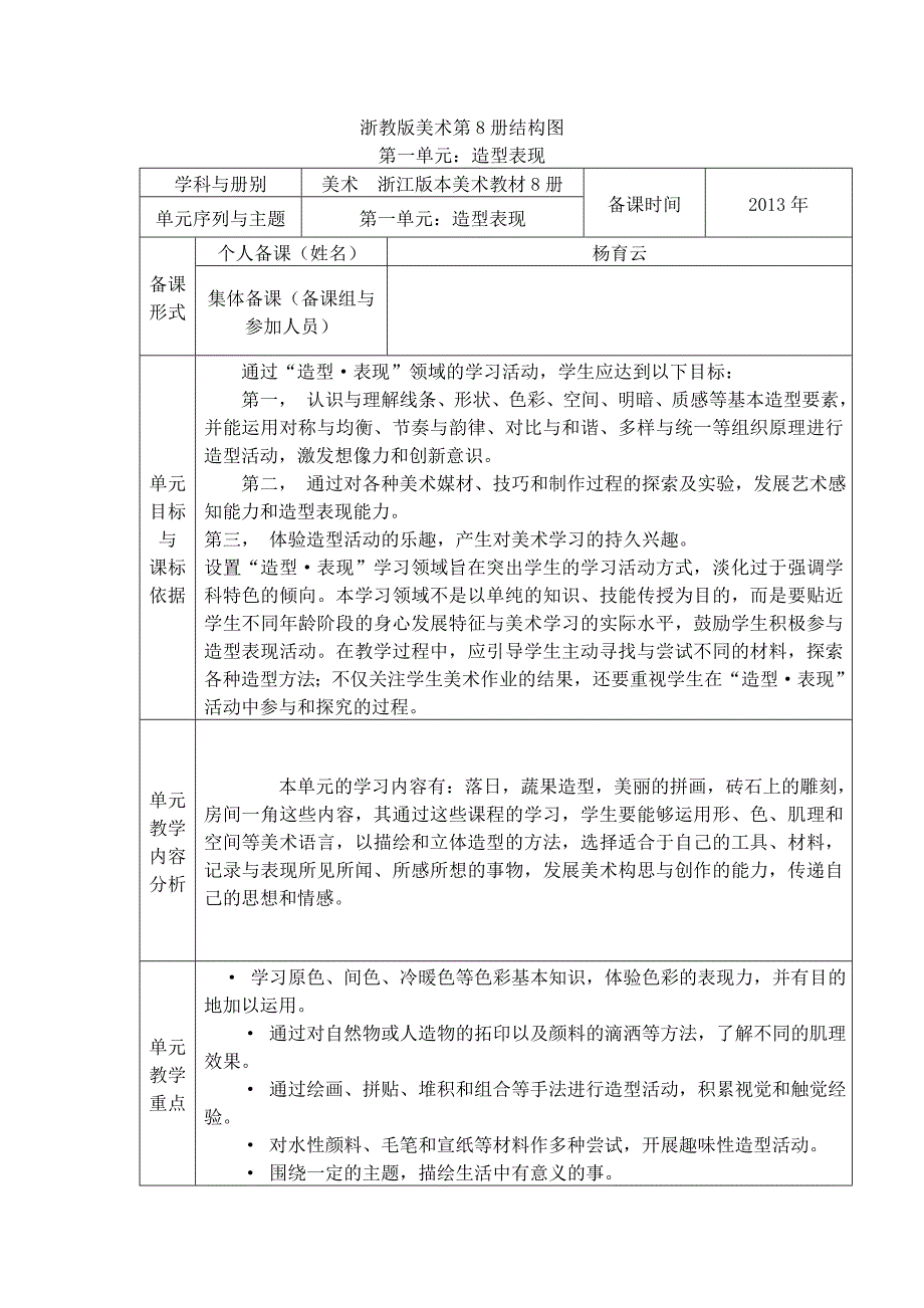 浙教版美术第8册结构图.doc_第1页