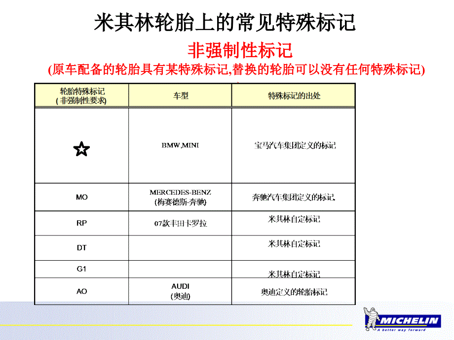 米其林轮胎胎侧特殊标记_第2页