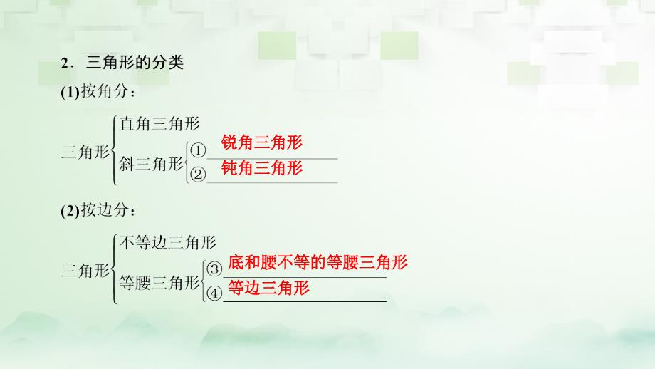 数学 第一部分 教材同步第四章 三角形及应用 15 三角形及其性质 新人教版_第3页