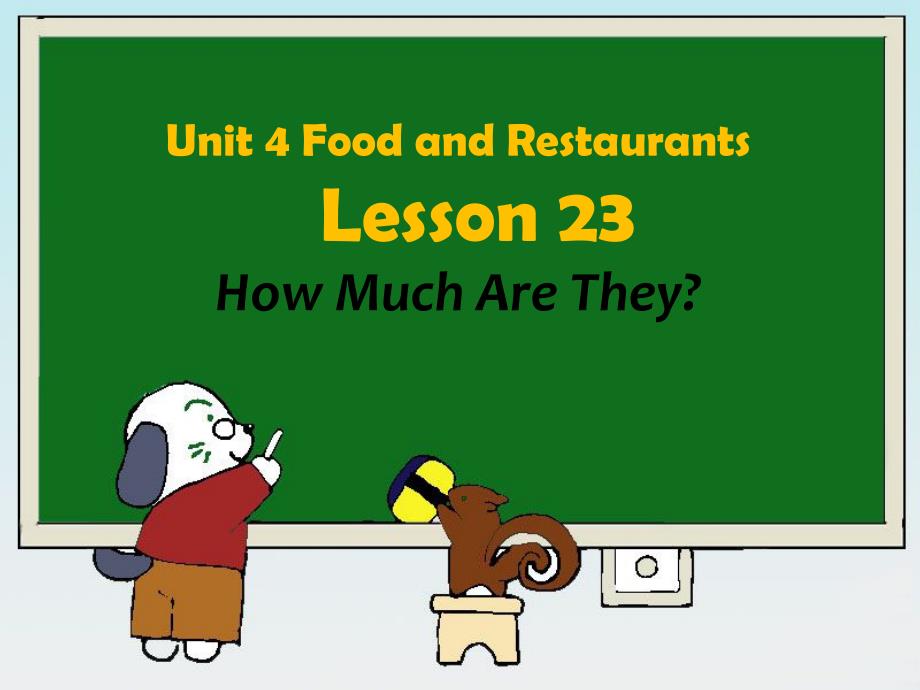 三年级下册英语课件Unit 4 Food and Restaurants Lesson 23 How Much Are They？ 1｜冀教版三起(共18张PPT)_第1页