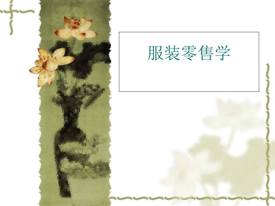 服装零售业概况PPT67页_第1页