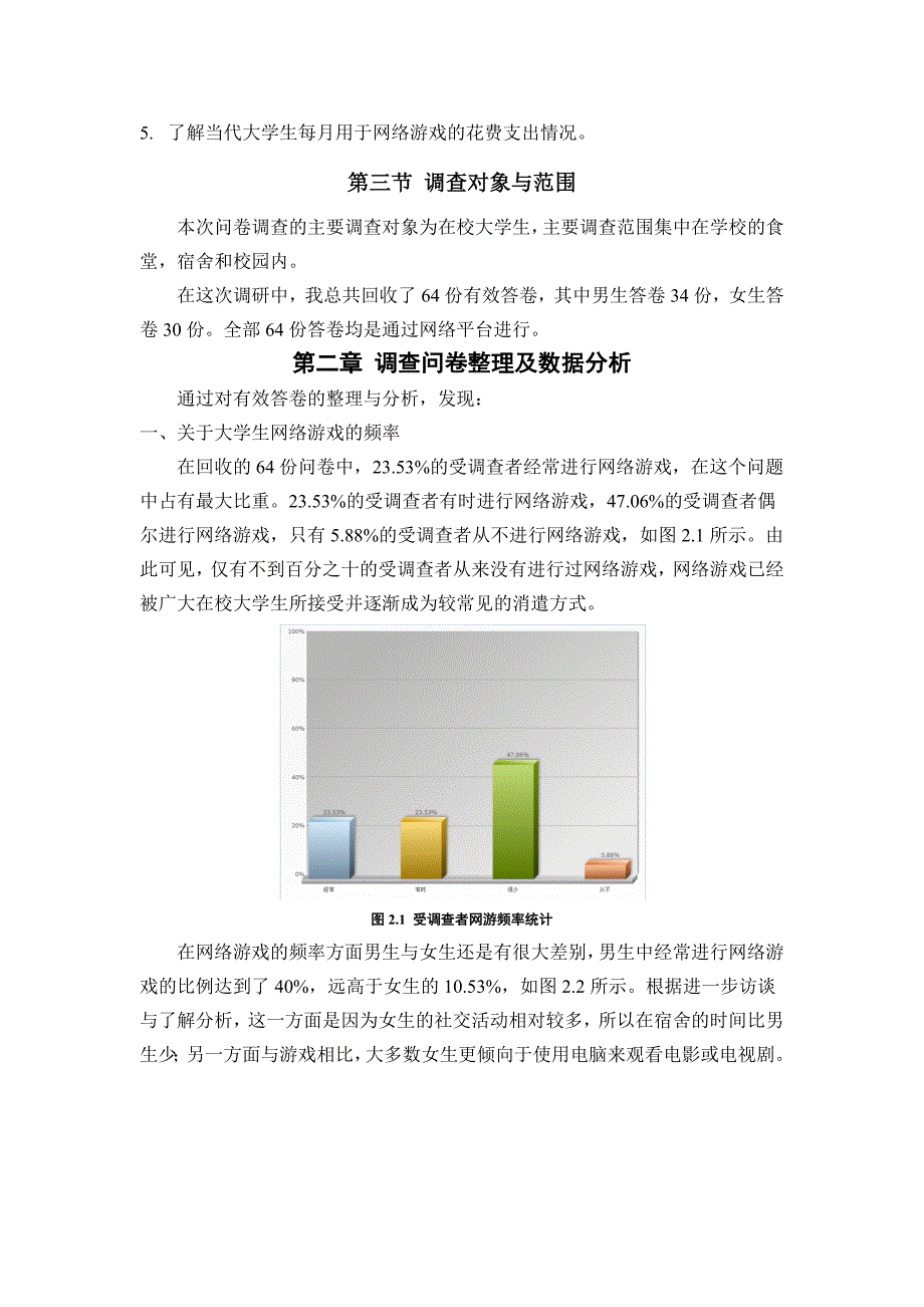 大学生网络游戏问卷调查报告_第2页