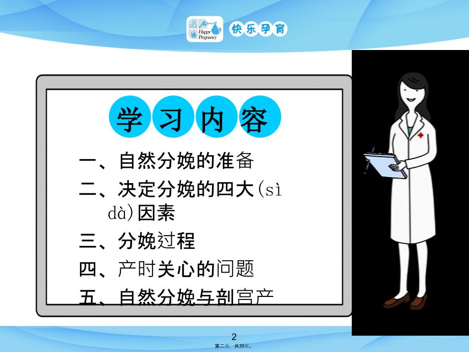 孕妇学校自然健康的分娩课件示例知识分享_第2页