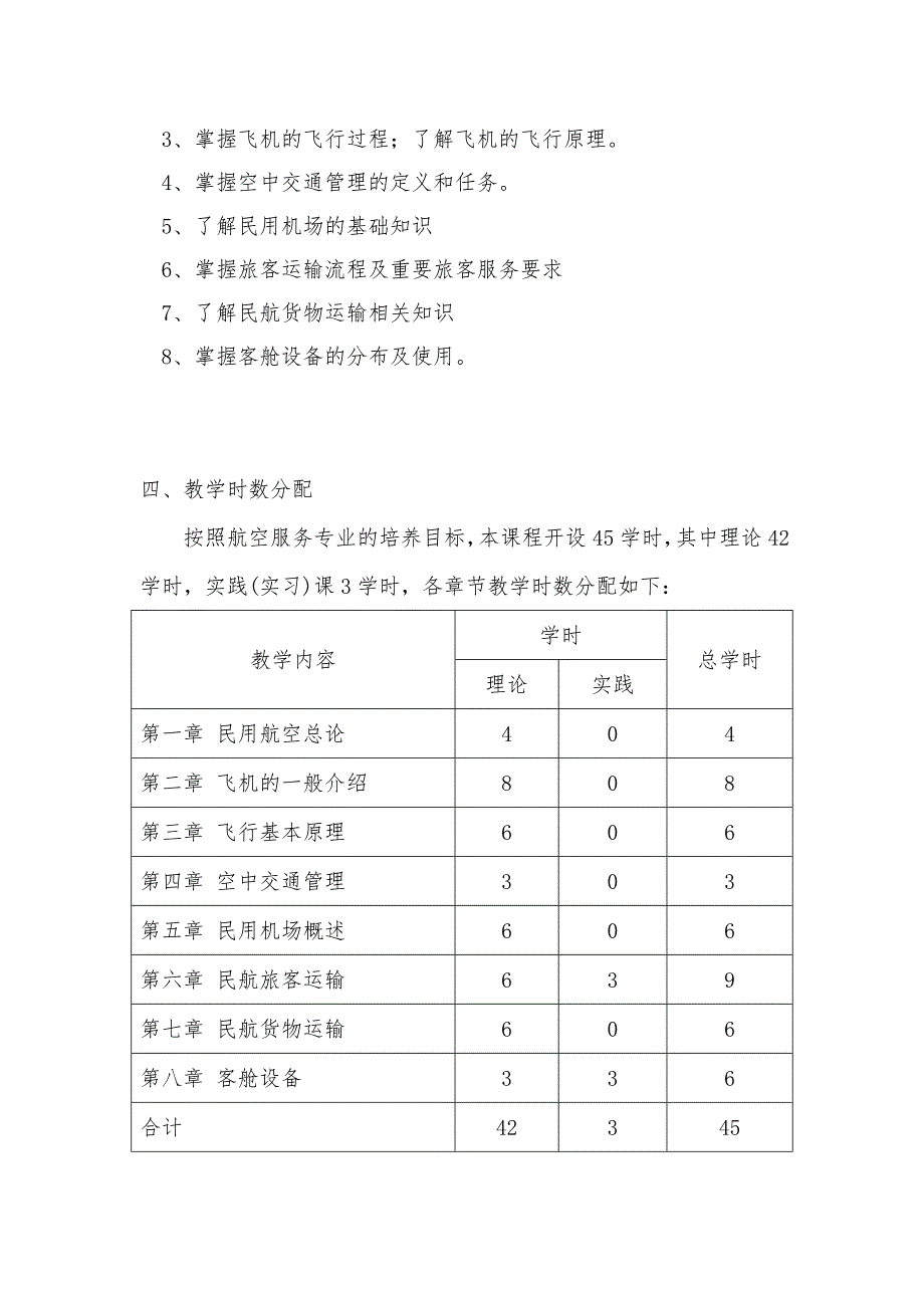 《民航概论》教学大纲.doc_第2页