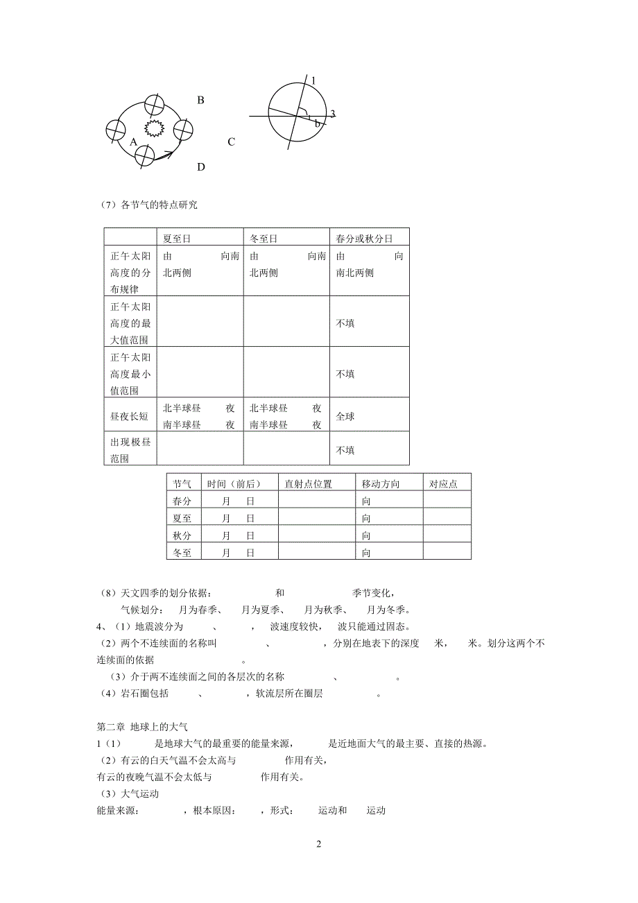 高中地理必修1_第2页