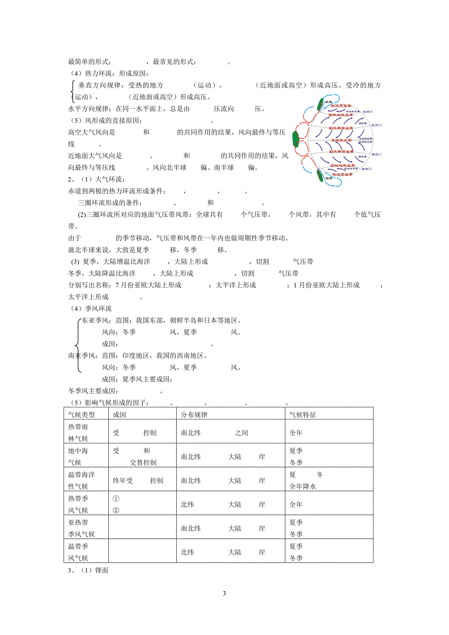 高中地理必修1_第3页