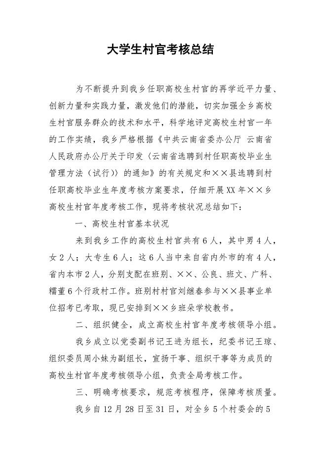 202_年大学生村官考核总结.docx