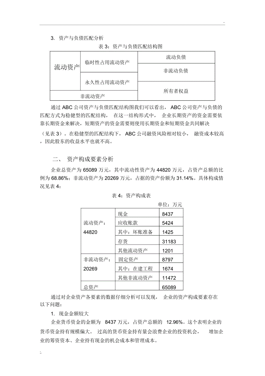 ABC公司资产负债表分析案例_第2页