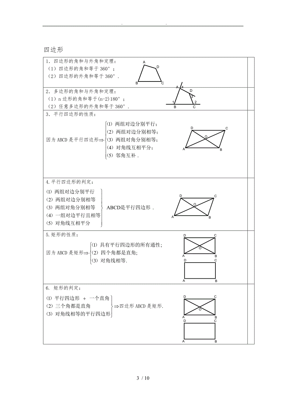 初二数学（下册）知识点总结-超经典_第3页