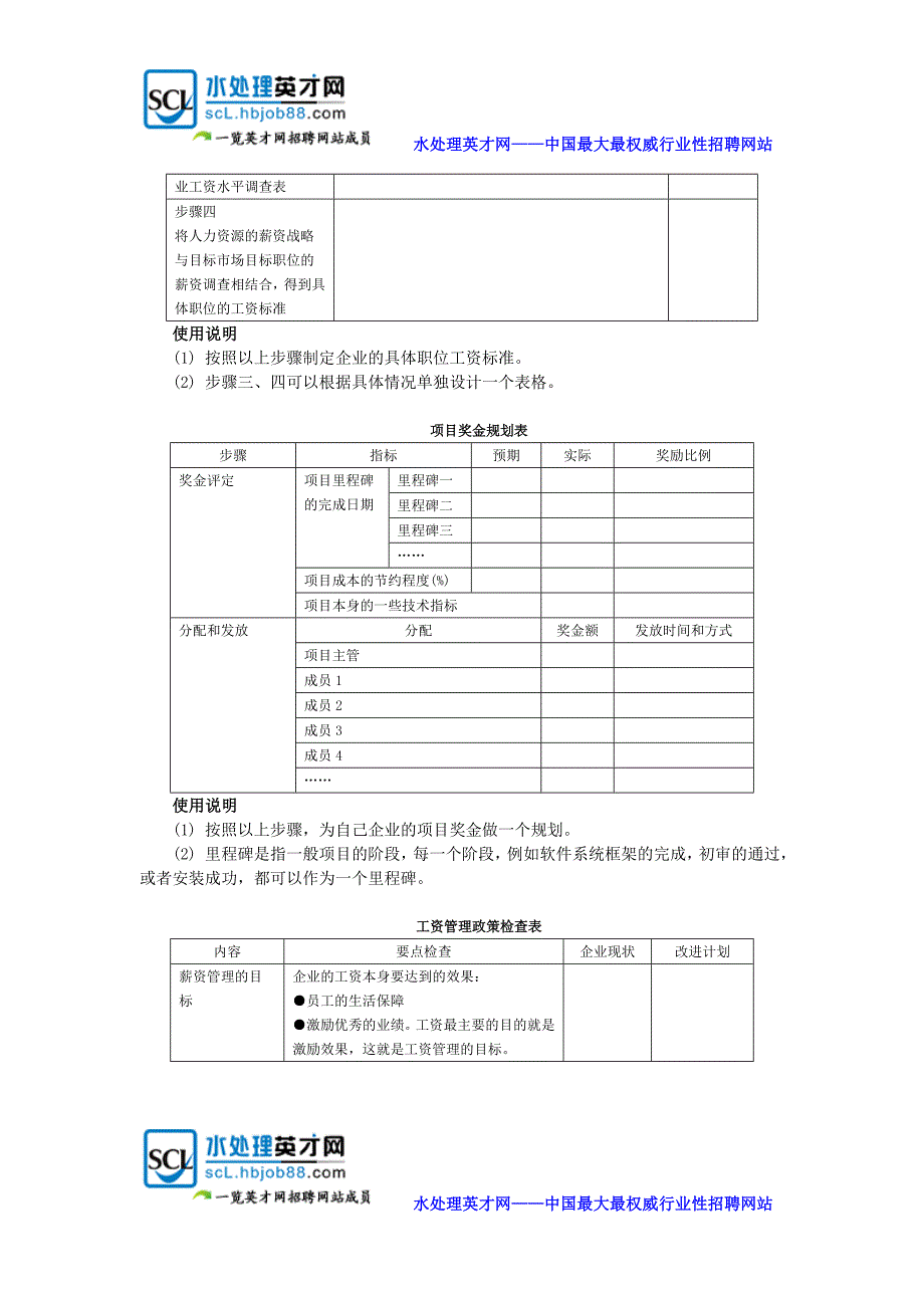 公司薪资福利设计与操作工具表.doc_第2页