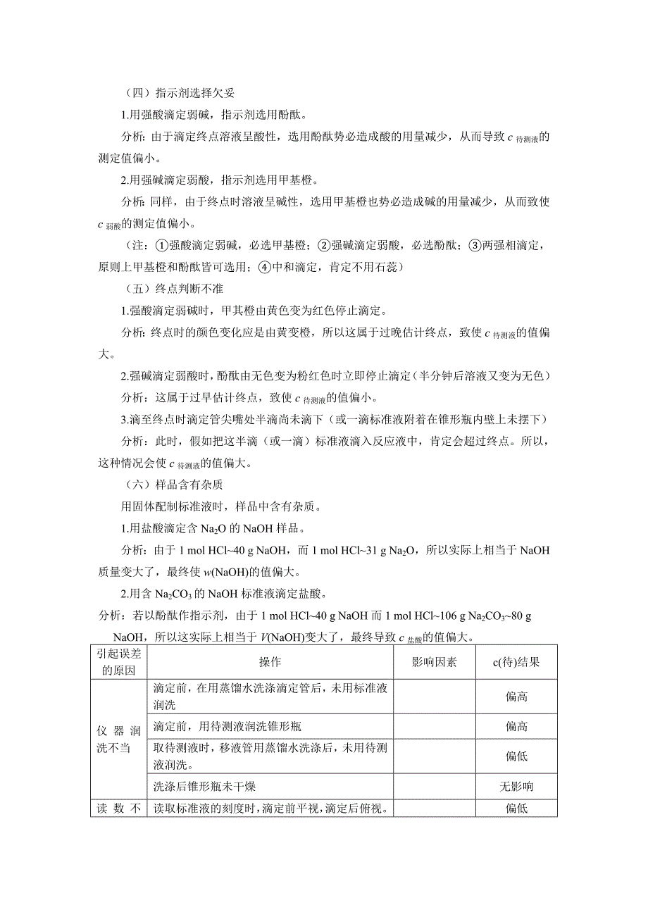 四大滴定归纳总结_第4页