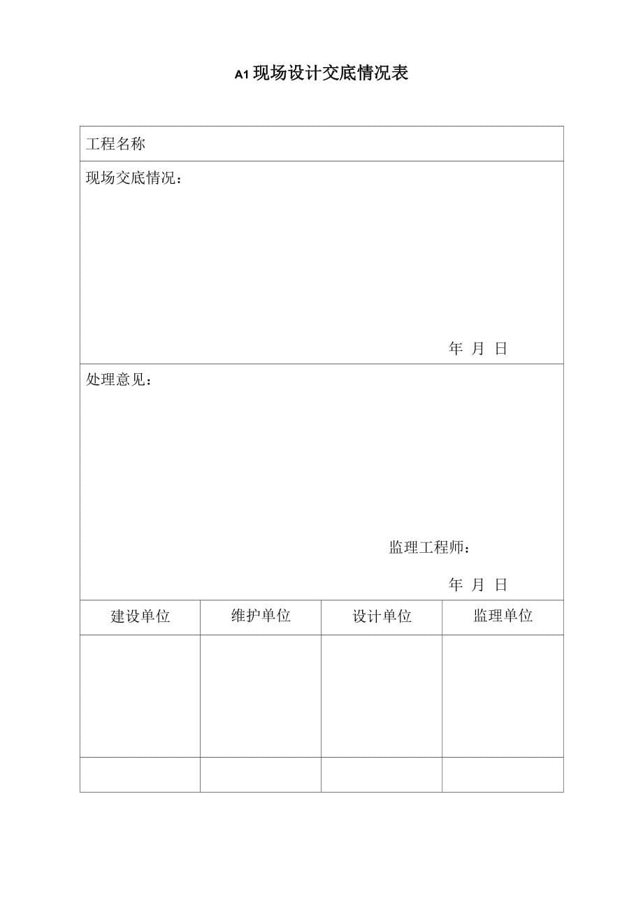 通信管线工程监理通用表格(综合)_第5页