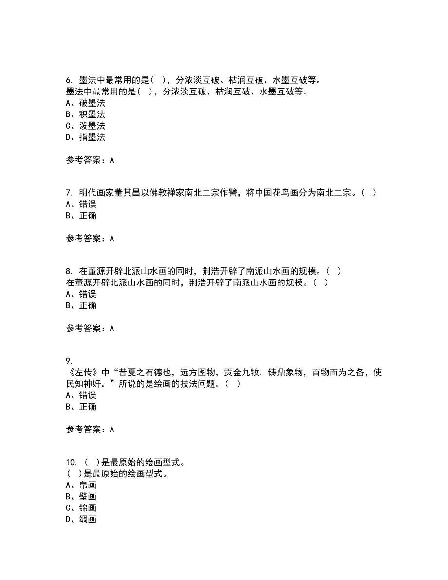 福建师范大学21秋《中国画》平时作业一参考答案2_第2页