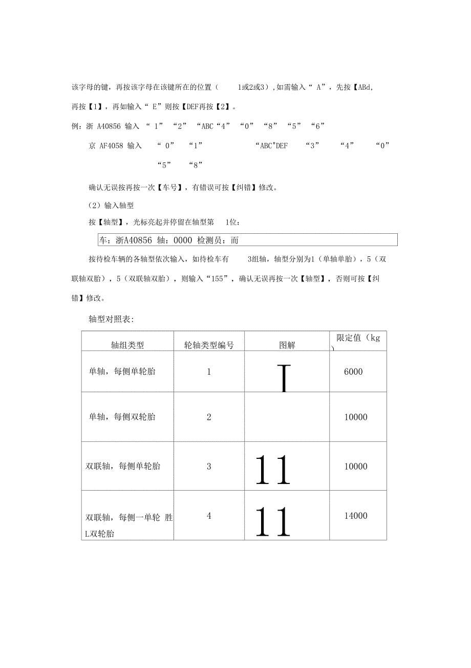 公路动态轴重超限管理系统_第5页