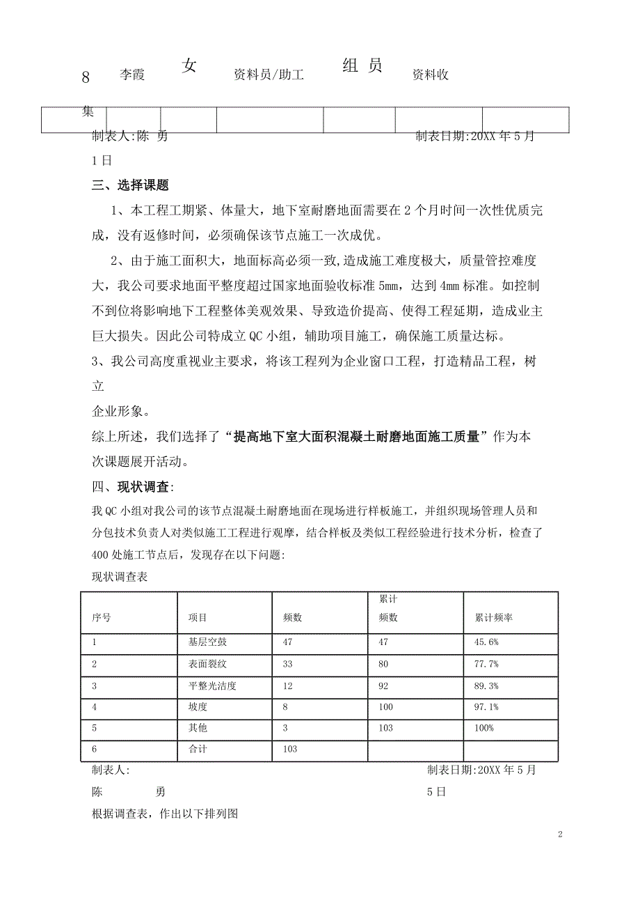 [QC]提高地下室大面积混凝土耐磨地面施工质量 [详细]_第3页