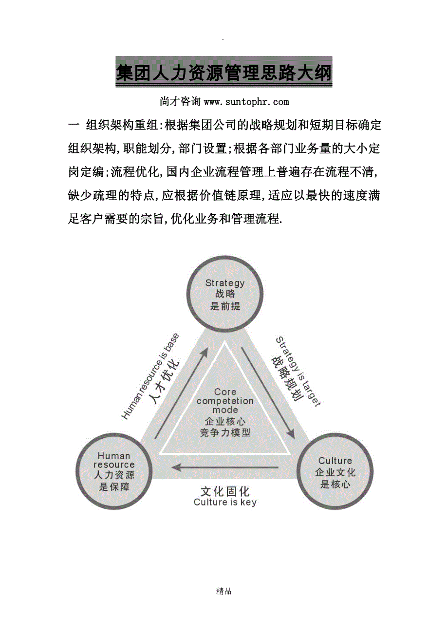 集团公司人力资源管理架构思路_第1页