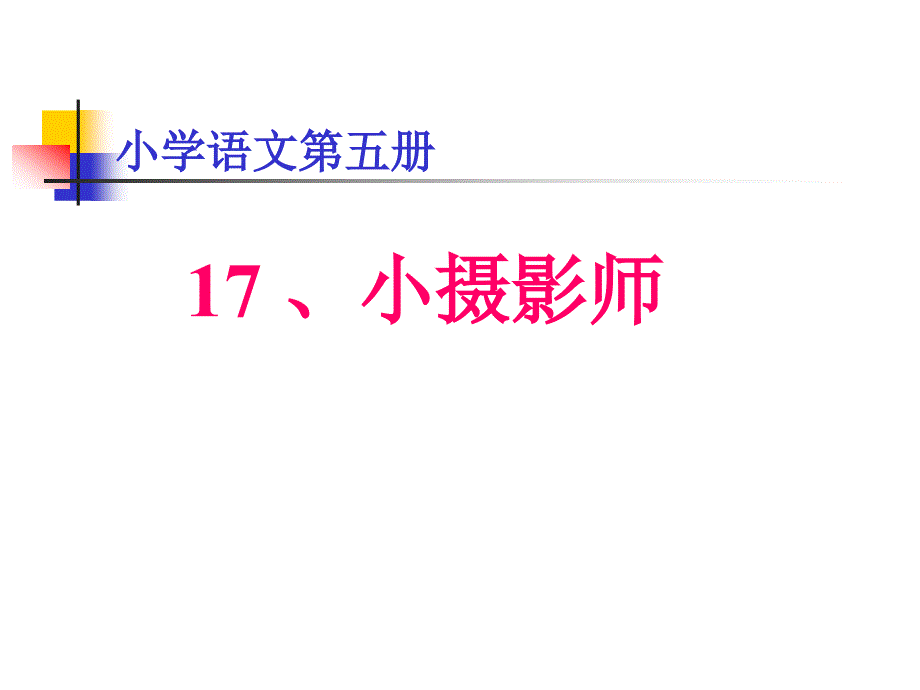 浙教版三年级上册小摄影师课件_第1页