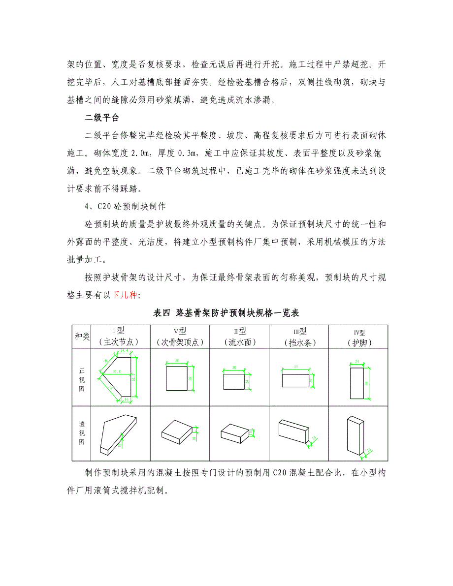 客运铁路专线路基边坡骨架防护施工组织方案_第5页