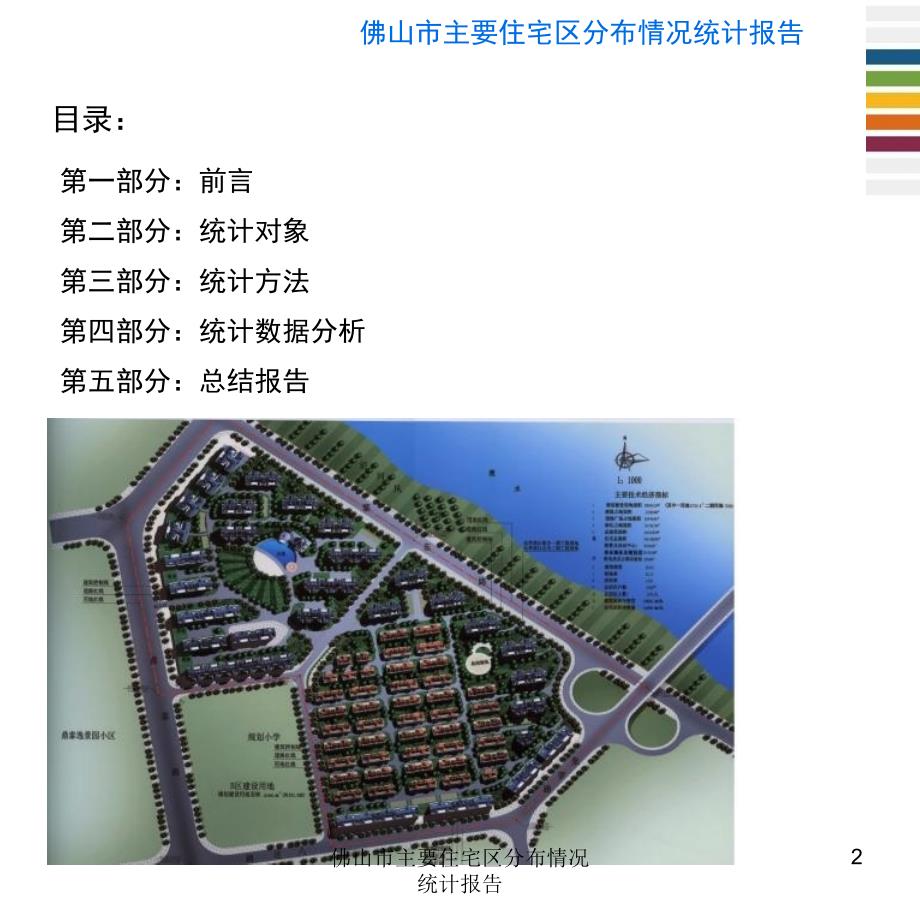 佛山市主要住宅区分布情况统计报告课件_第2页