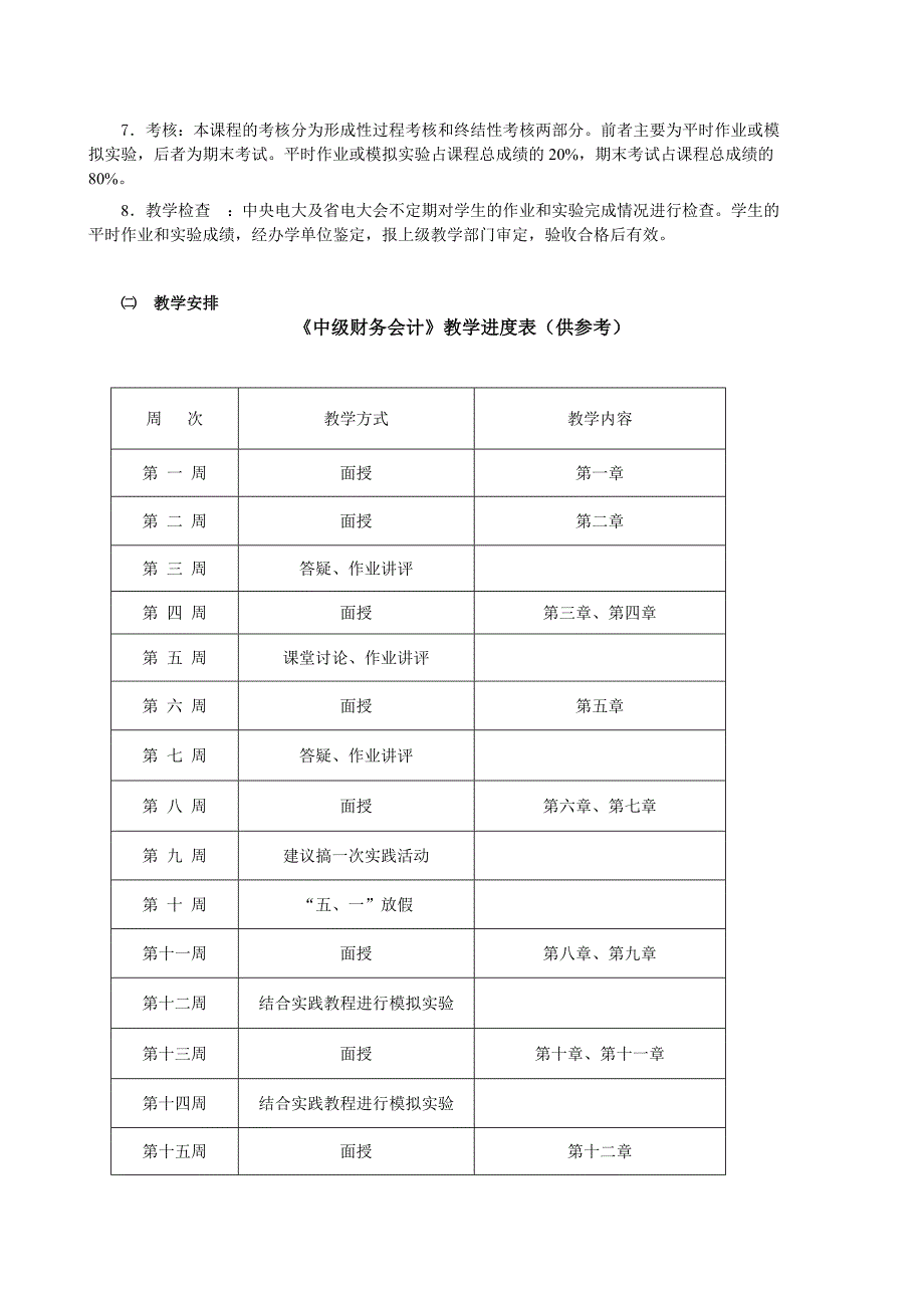 2023年浙江电大中级财务会计修订课程实施细则_第3页