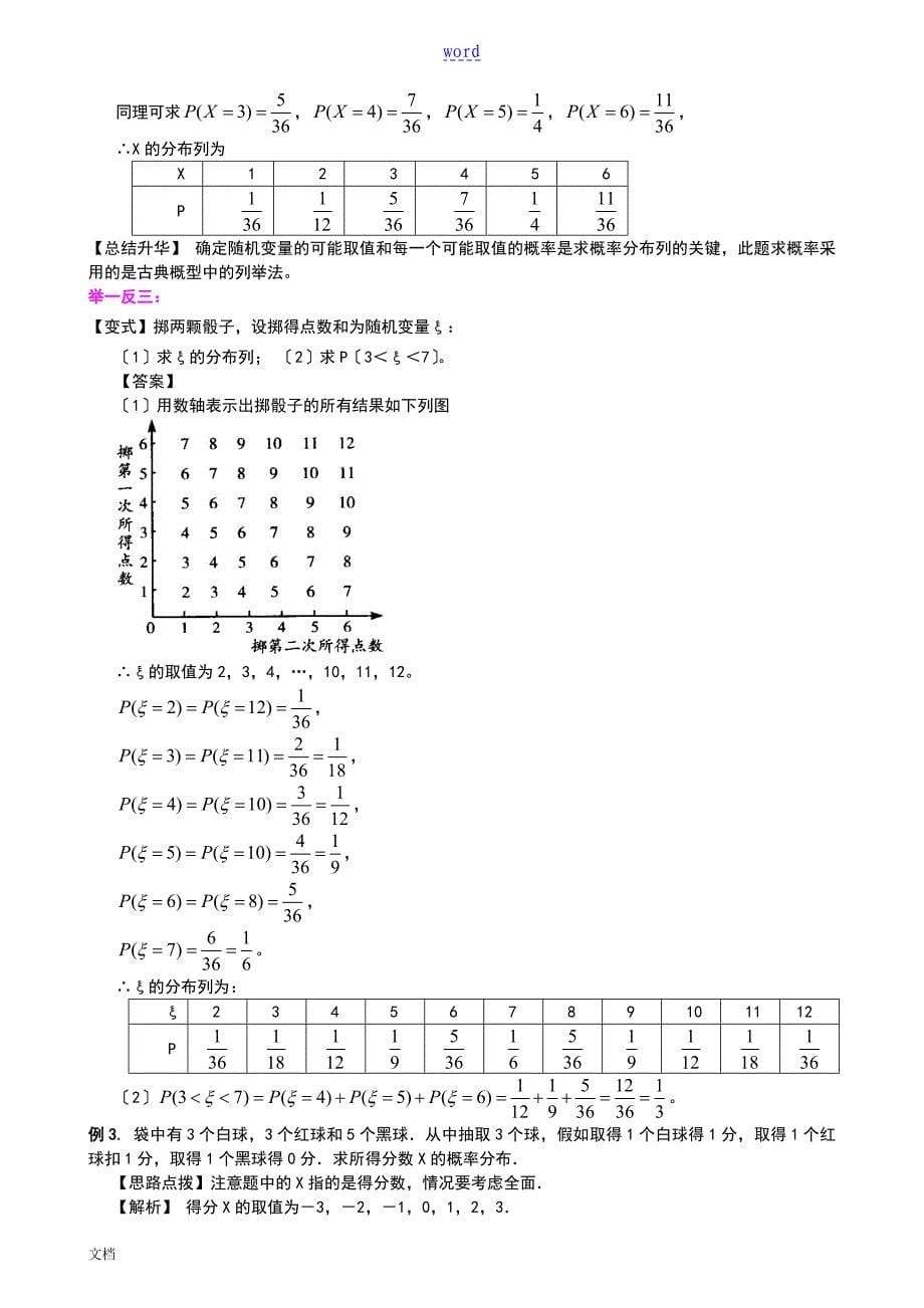 知识讲解离散型随机变量理基础110_第5页