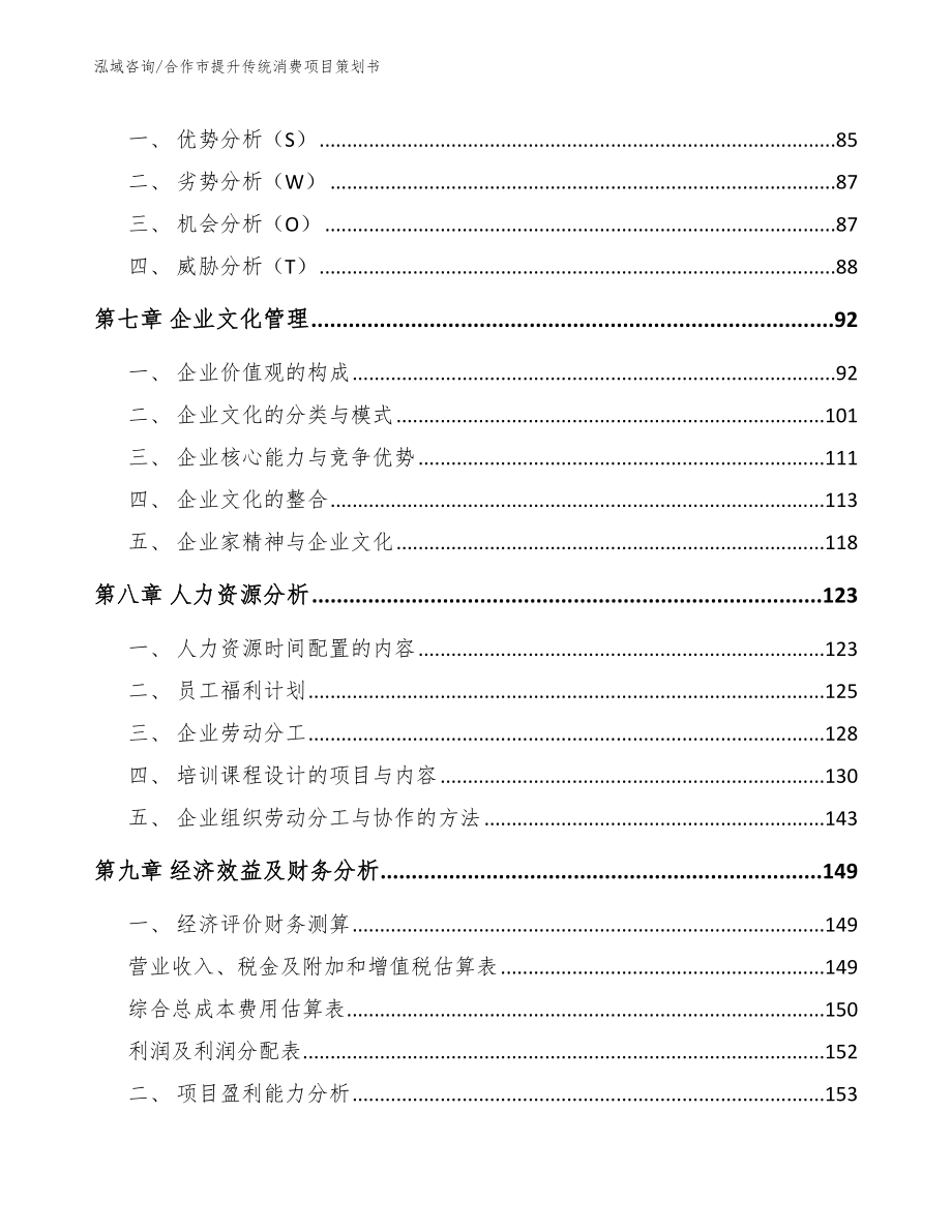 合作市提升传统消费项目策划书参考模板_第4页