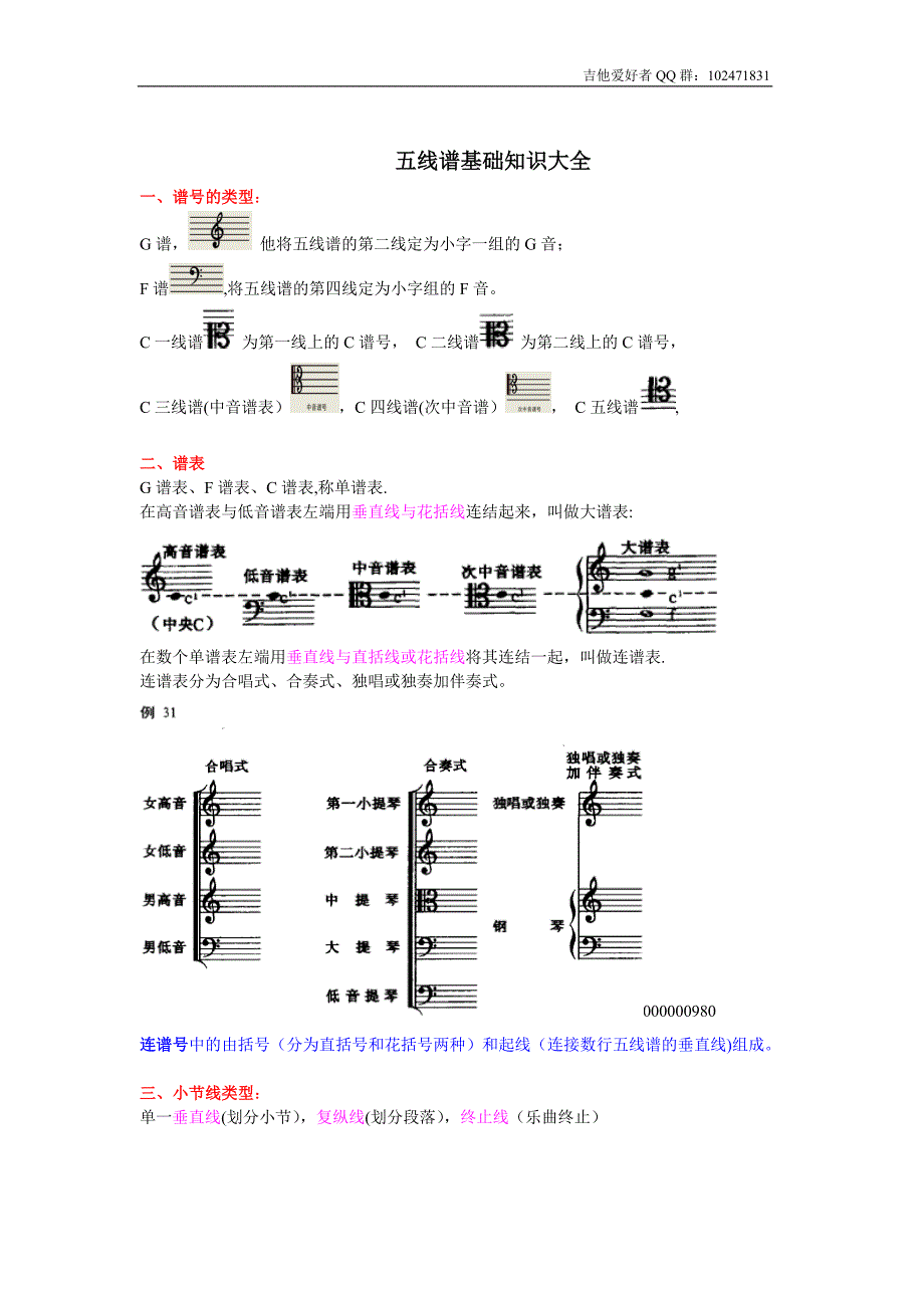 五线谱基础知识大全.doc_第1页