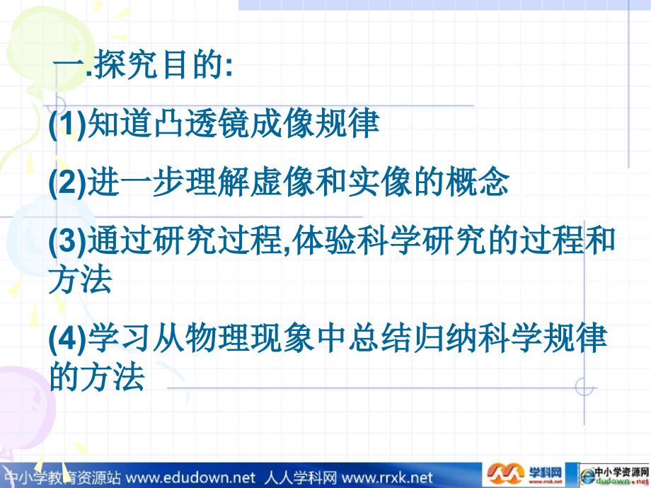 沪科版物理八年级4.5凸透镜像PPT课件6_第3页