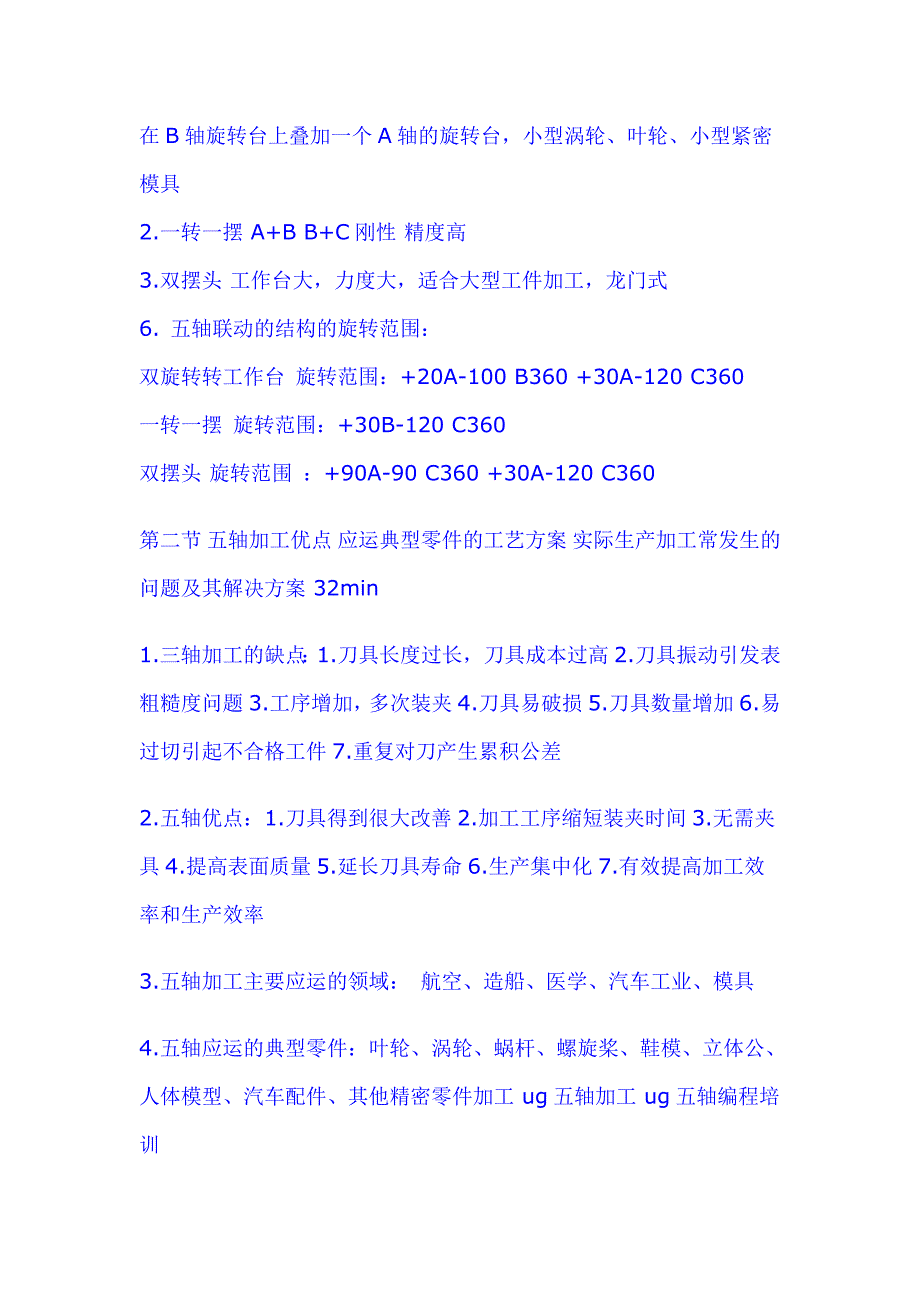 数富UG7.5五轴教程20套经典案例目录.doc_第2页