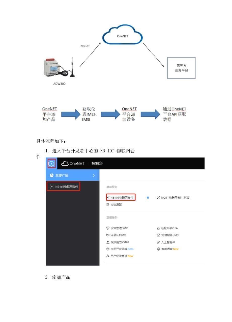 物联网仪表ADW300接入ONENET平台教程_第5页