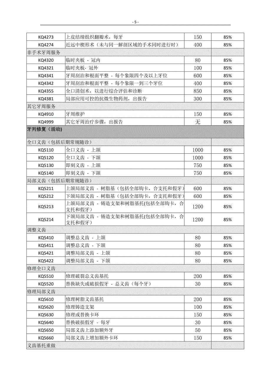 北京瑞莱口腔诊所收费标准_第5页