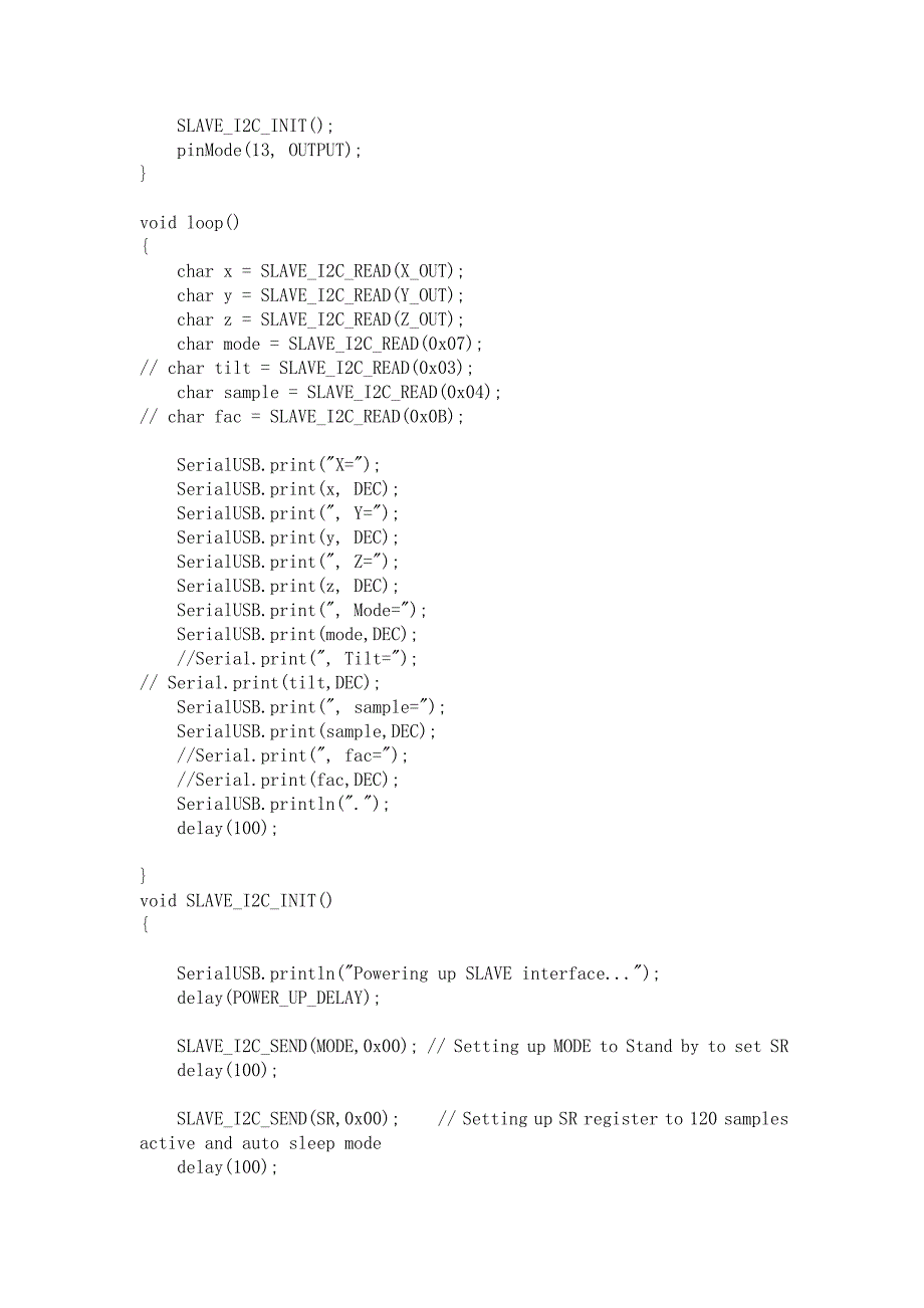 Arduinomaple驱动MMA7660例程.doc_第2页