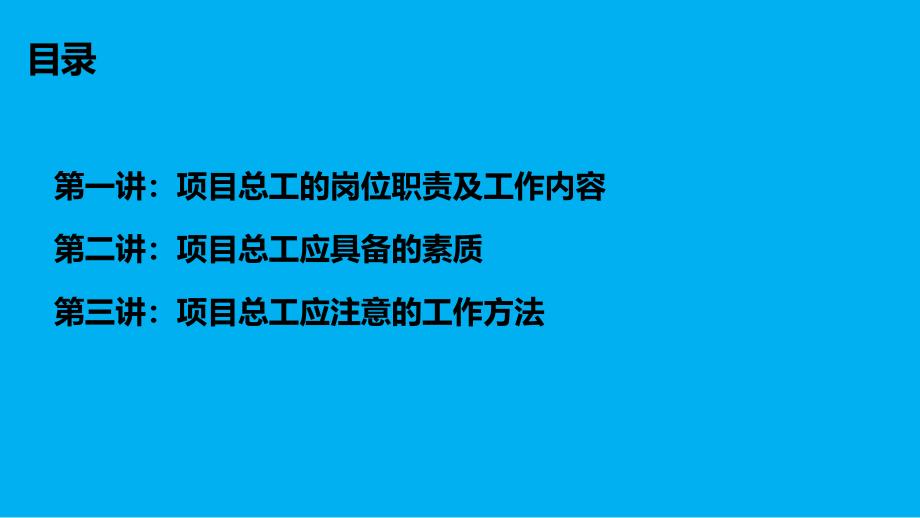 项目总工职业规划方案课件_第2页