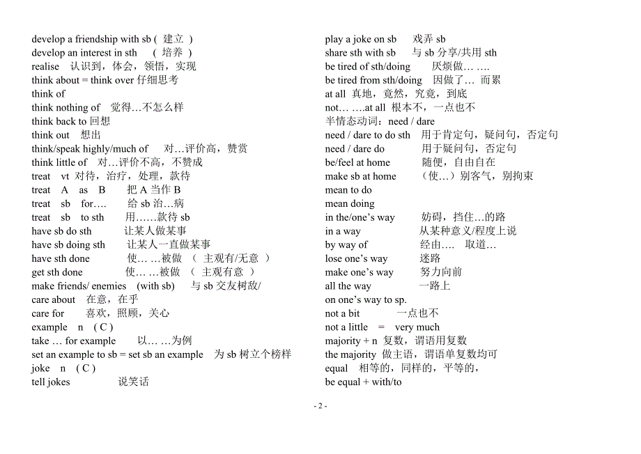 外研版高中英语短语词汇.doc_第2页