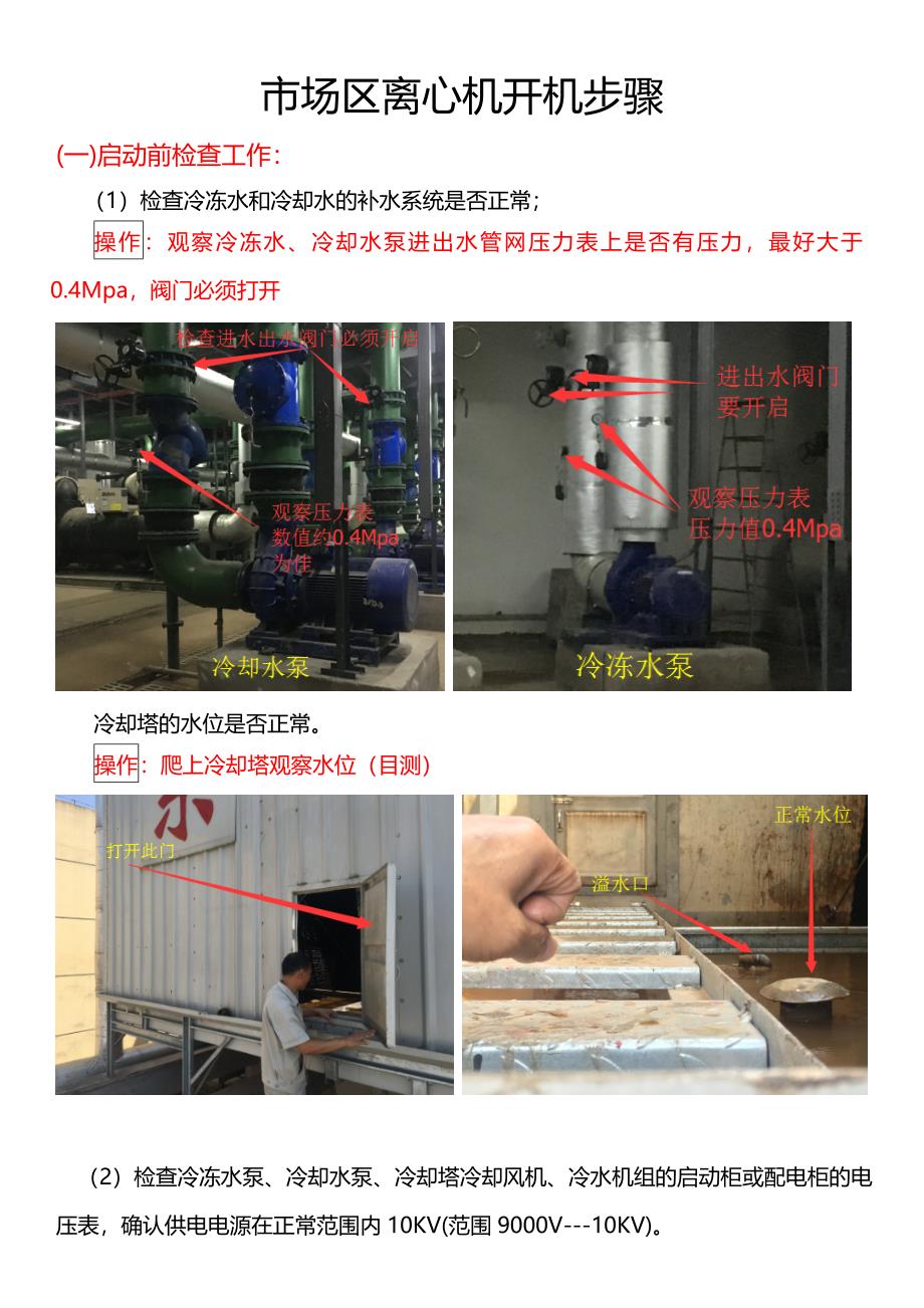 麦克维尔空调离心机组开机实操手册_第1页