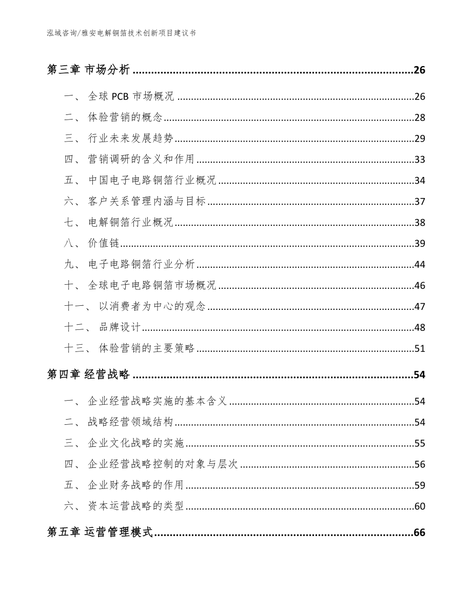 雅安电解铜箔技术创新项目建议书_参考模板_第3页