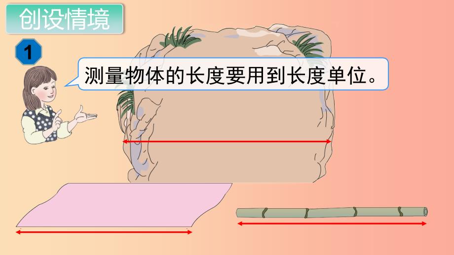 二年级数学上册第1单元长度单位第1课时认识厘米用厘米量课件新人教版_第2页