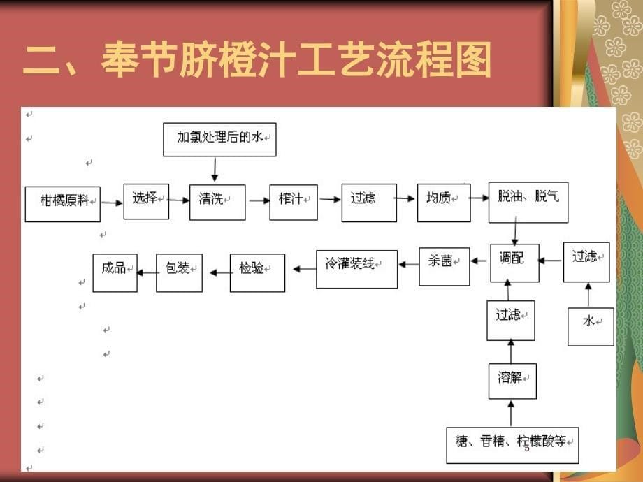 脐橙汁生产无菌灌装工艺_第5页