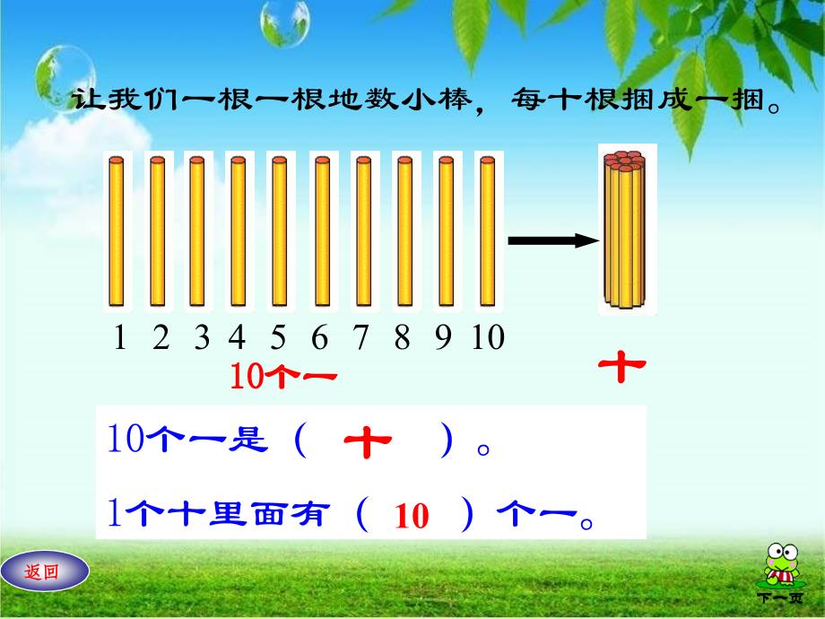 人教版一年级数学下《100以内数的认识——数数_数的组成》课件_第4页