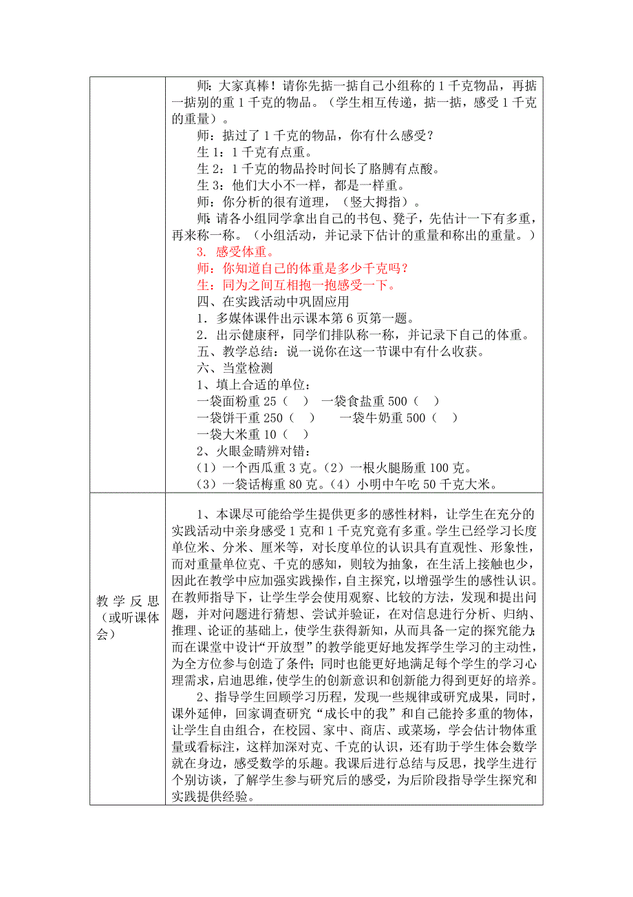 数学集体备课记录表_第4页