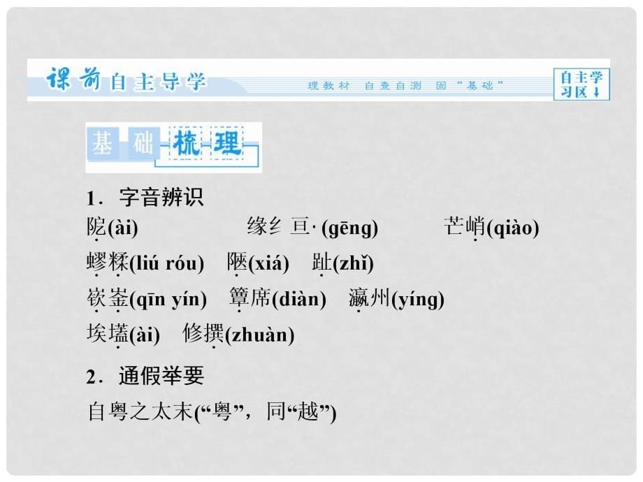 高中语文 1.3 道山亭记同步备课课件 粤教版选修《唐宋散文选读》_第5页