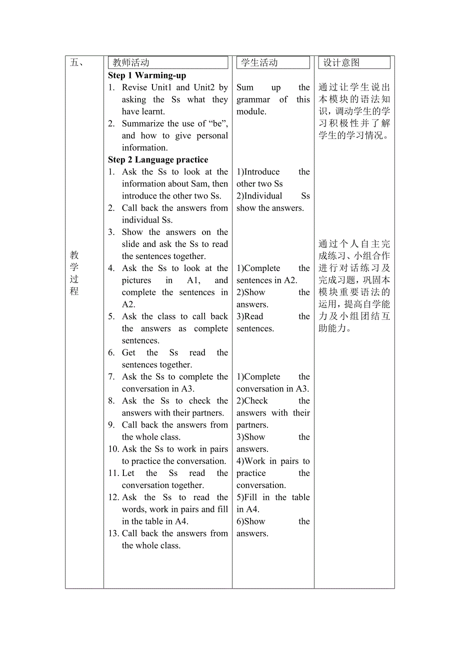 七年级上册Module1unit3教案_第2页