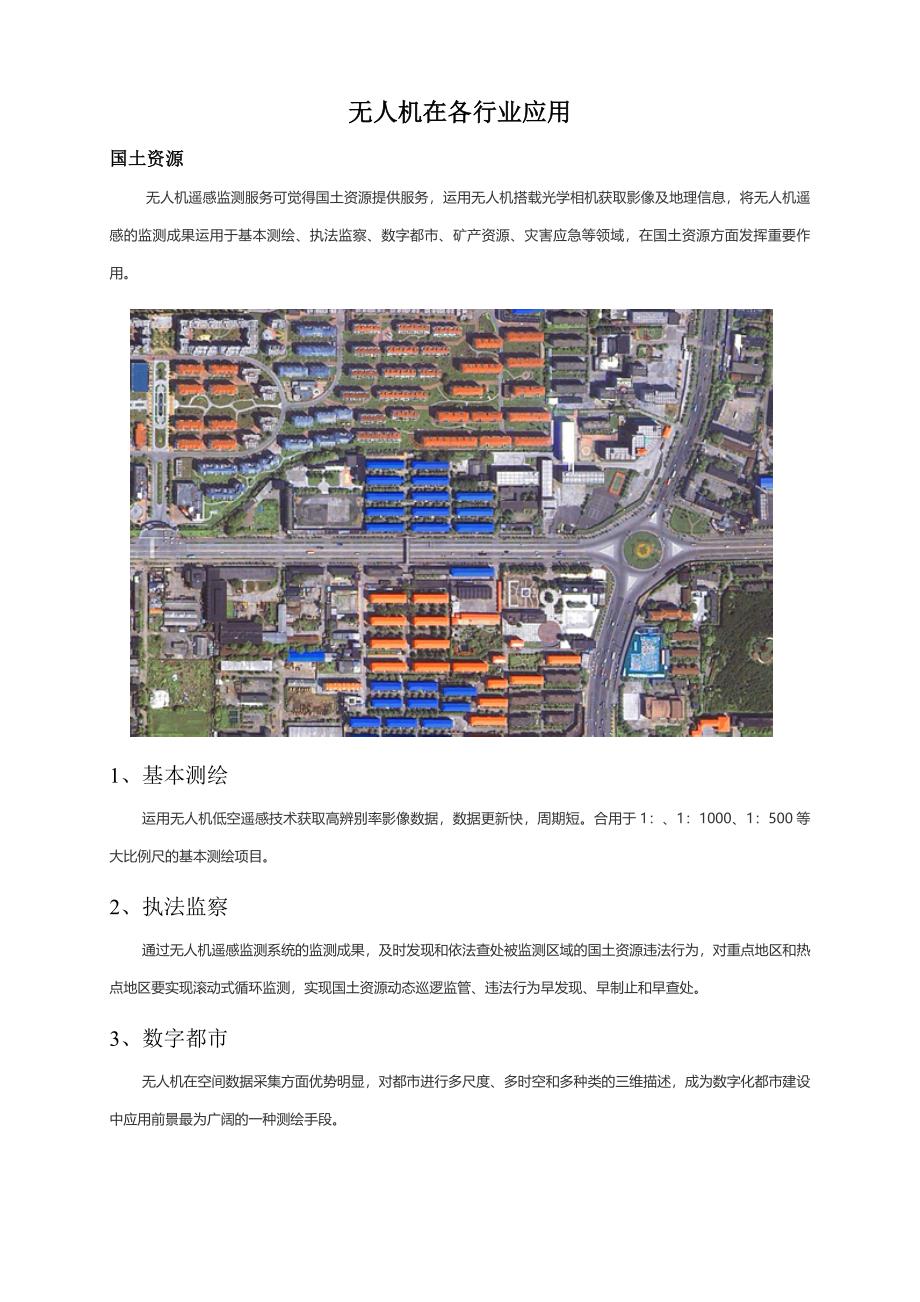 商用无人机在各行业的应用简介_第1页