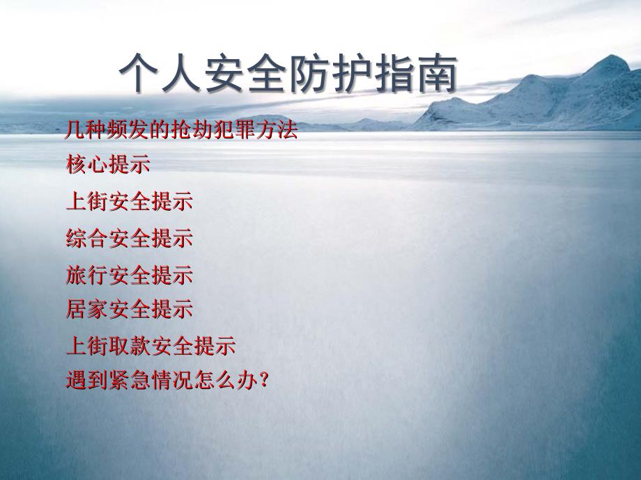 个人安全防护指南.ppt_第2页