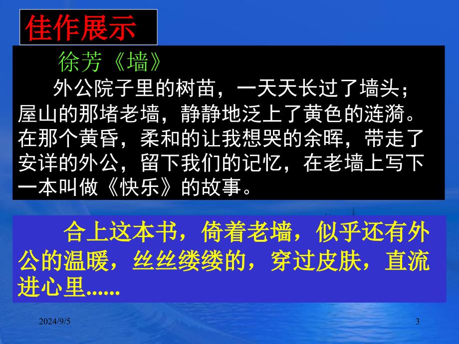 记叙文中的议论抒情-作文指导课件_第3页