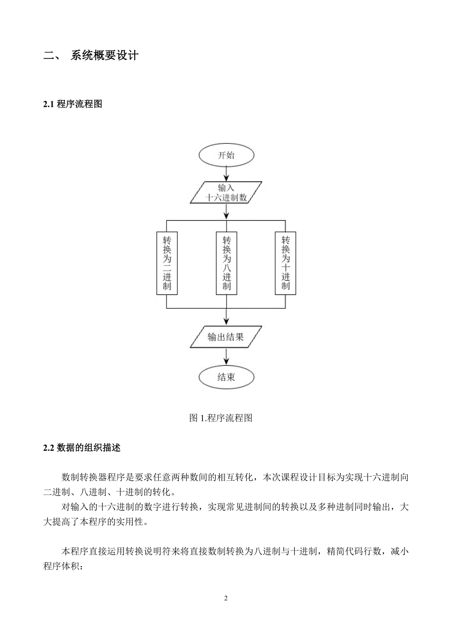 十六进制整数向其他进制整数转换_课程设计报告_第4页